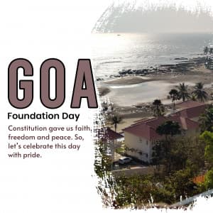 Goa Foundation Day ad post