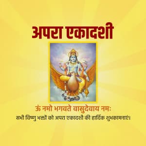 Apara Ekadashi marketing poster