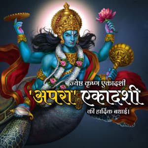 Apara Ekadashi marketing flyer