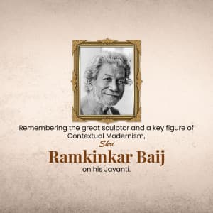 Ramkinkar Baij Jayanti graphic