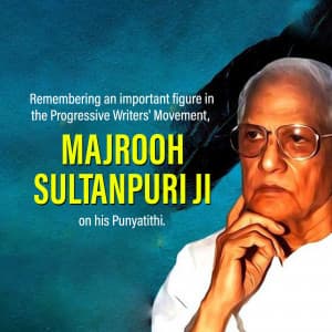 Majrooh Sultanpuri Punyatithi poster