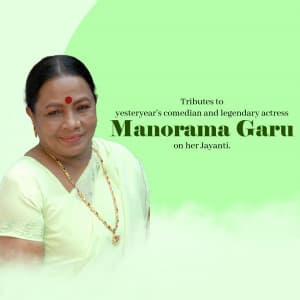 Manorama Jayanti Instagram Post