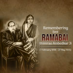 Ramabai Ambedkar Punyatithi marketing flyer