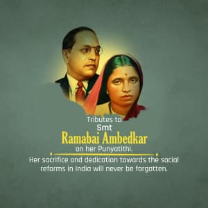 Ramabai Ambedkar Punyatithi creative image