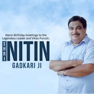 Nitin Gadkari Birthday Instagram Post