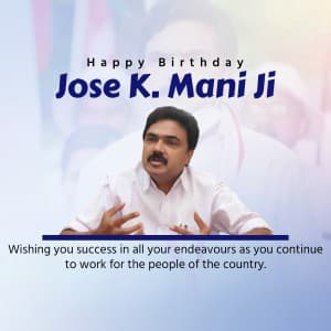 Jose K. Mani Birthday video