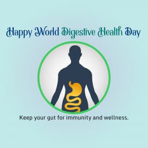 World Digestive Health Day marketing flyer