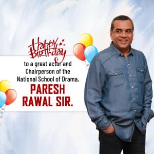 Paresh Rawal Birthday creative image