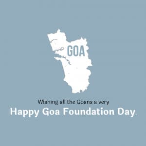 Goa Foundation Day marketing flyer