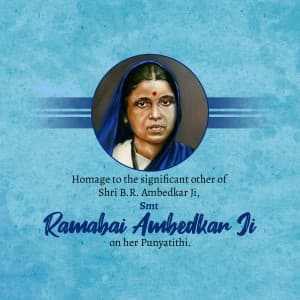 Ramabai Ambedkar Punyatithi poster Maker