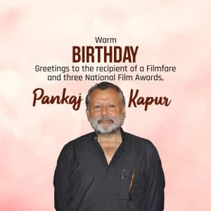Pankaj Kapur Birthday post