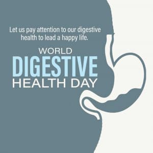 World Digestive Health Day poster Maker