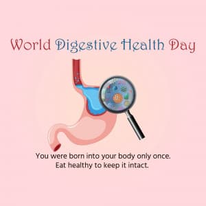 World Digestive Health Day event advertisement