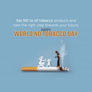 World No Tobacco Day poster Maker