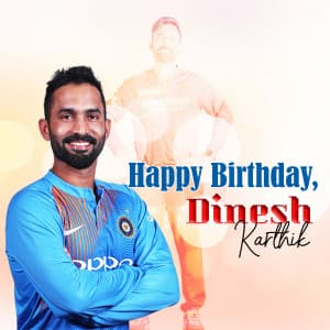 Dinesh Karthik Birthday Instagram Post