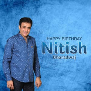 Nitish Bharadwaj birthday poster Maker