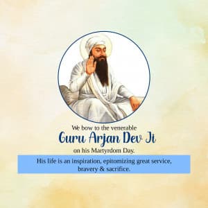 Guru Arjan Dev Punyatithi image