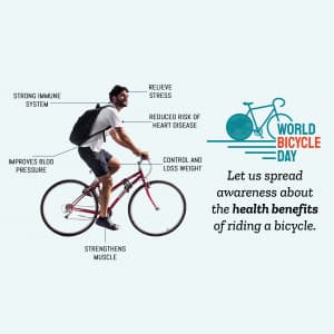 World Bicycle Day ad post