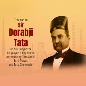 Dorabji Tata Punyatithi graphic