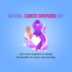 Cancer Survivors Day ad post