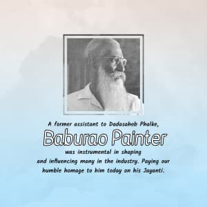 Baburao Painter Jayanti Instagram Post