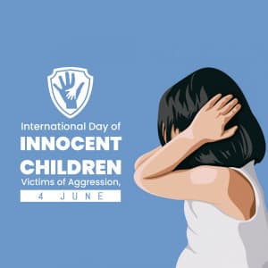 International Day of Innocent Children Victims of Aggression creative image