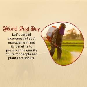 World Pest Day marketing poster