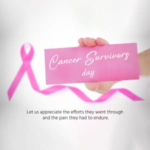 Cancer Survivors Day Facebook Poster