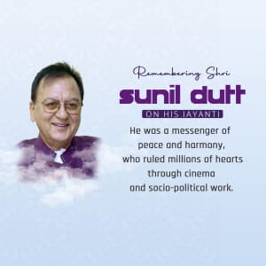 Sunil Dutt Jayanti Instagram Post