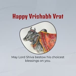 Vrishabh Vrat creative image