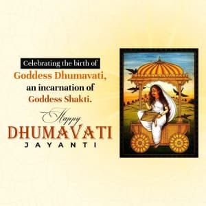 Dhumavati Jayanti event advertisement