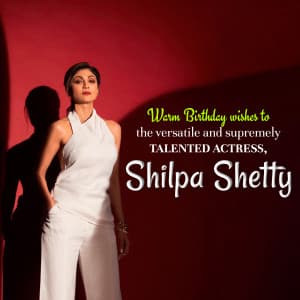 Shilpa Shetty Birthday Instagram Post