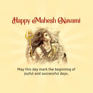 Mahesh Navami graphic