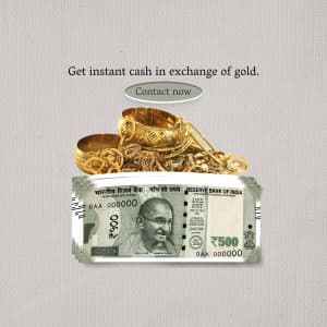 Gold Loan business flyer