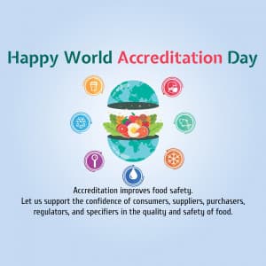 World Accreditation Day whatsapp status poster