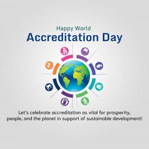 World Accreditation Day Facebook Poster