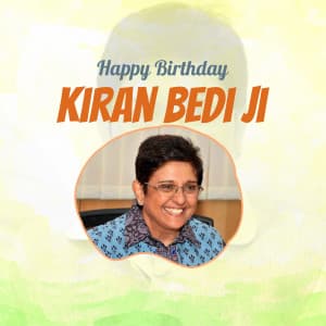 Kiran Bedi Birthday Instagram Post