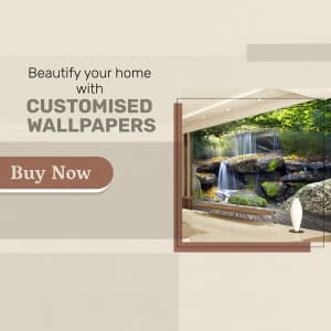 Customize wallpaper promotional post