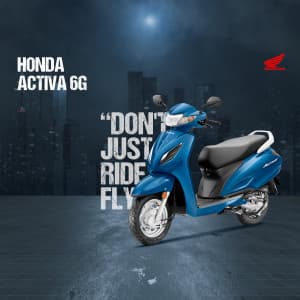 Honda Bike poster