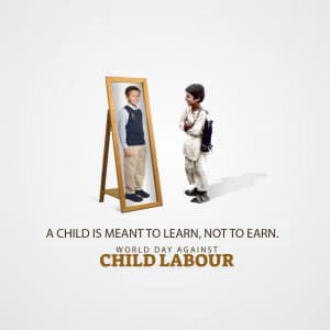 World Day Against Child Labour graphic