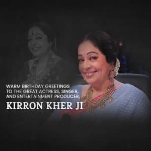 Kirron kher birthday post