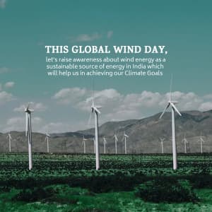 Global Wind Day event advertisement