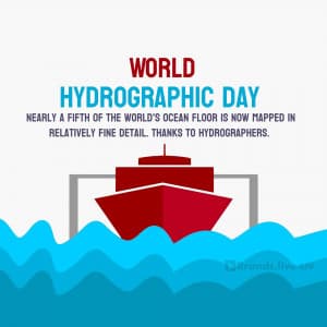 World Hydrographic Day greeting image