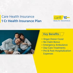 Care Health Insurance business flyer