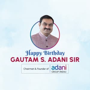 Gautam Adani Birthday Instagram Post
