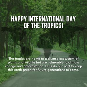 International Day of the Tropics event advertisement