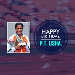 P. T. Usha Birthday Instagram Post