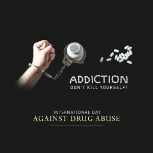 International Day Against Drug Abuse and Illicit Trafficking greeting image