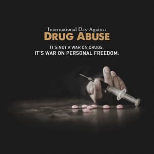 International Day Against Drug Abuse and Illicit Trafficking graphic