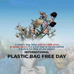 International Plastic Bag Free Day graphic